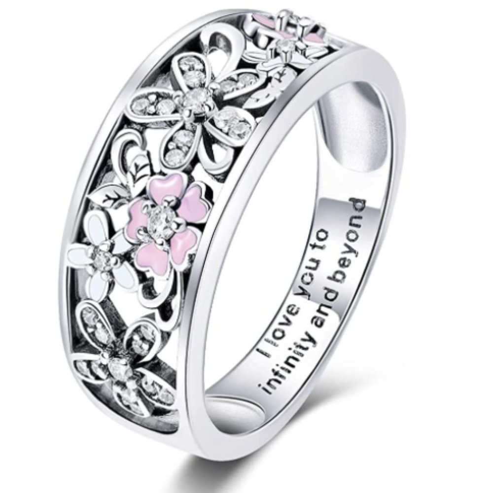 Engagement Wedding Rings for Women Sterling Silver